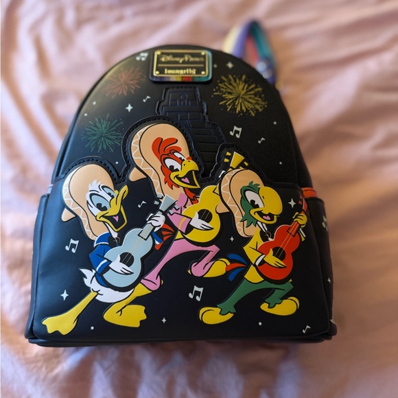 Loungefly Handbags - Loungefly Disney Parks Three  Caballeros Mini Backpack